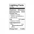 Ge Lighting 37751 Relax Hd Dimmable 4 40-watt Replacement 300-lumen Light Bulb With Medium Base A15 Ceiling Fan Appliance Led