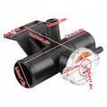 Fydun Car Plastic Coolant Radiator Filler Neck Black With Cap For Mitsubishi Lancer Outlander Sport 1350a015