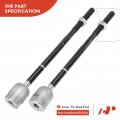 A-premium Set Of 6 Front Lower Ball Joint Inner Outer Tie Rod End Compatible With Dodge Neon 1995-1999 Plymouth Power Rack Gear