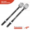 A-premium Set Of 6 Front Lower Ball Joint Inner Outer Tie Rod End Compatible With Dodge Neon 1995-1999 Plymouth Power Rack Gear