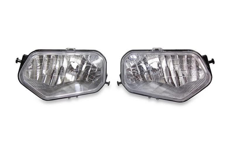 Headlight Assembly Pair For Polaris Ace Ranger Rzr Sportsman Replaces And Left Right Housings Bp886 Bulb Style Clear Lens