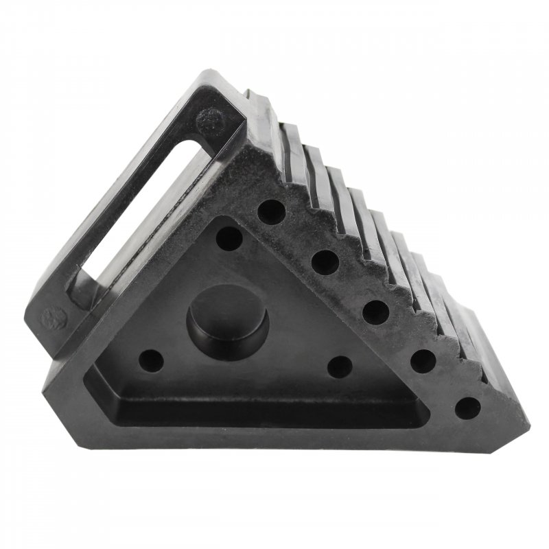 Extreme Max 5001 5772 Heavy-duty Solid Rubber Wheel Chock With Handle Each