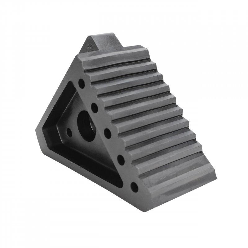Extreme Max 5001 5772 Heavy-duty Solid Rubber Wheel Chock With Handle Each
