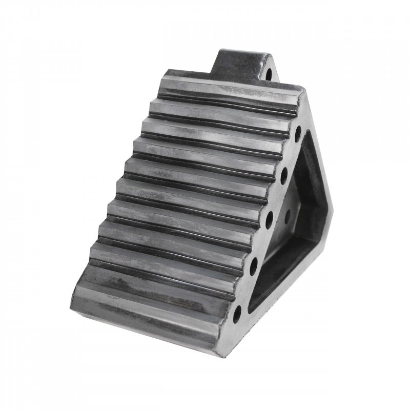 Extreme Max 5001 5772 Heavy-duty Solid Rubber Wheel Chock With Handle Each