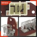 A-premium Hvac Heater Blower Motor Resistor Compatible With Ford Vehicles For F-250 350 450 550 Super Duty E-150 250 Club Wagon