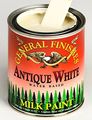 General Finishes Paw Milk Paint 1 Pint Antique White 
