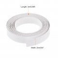 Uxcell Edge Banding 3 4 Inch X 9 84ft Pre-glued White Veneer Edging Iron-on Flexible For Cabinet Repair Furniture Restoration