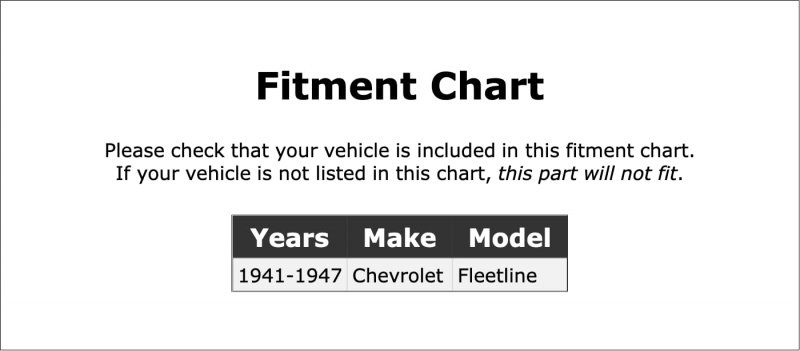 Ignition Contact Set For Chevrolet Fleetline 1941 1942 1943 1944 1945 1946 1947 Pc-842932