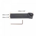 Uxcell Indexable Cnc Lathe Turning Tool Holder 75a Mcknl2020k12 3 4 Shank 42cr Steel Carbide For Grooving Threading