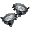 2 Pcs Front Fog Lights Assembly Replacement For 328i 3 Series F22 F30 F35 2012-2015 Left And Right Side 63177248911 63177248912