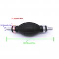 9001080a 50073805 73805 Rubber Transfer Vacuum Fuel Pump Line Hand Primer Bulb Marine Gas Siphon For Car Boat Marine Motorcycle