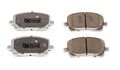 Z26-923 Carbon Fiber Ceramic Front Brake Pads With Installation Hardware For Toyota Corolla Matrix And Pontiac Vibe 2003 To 