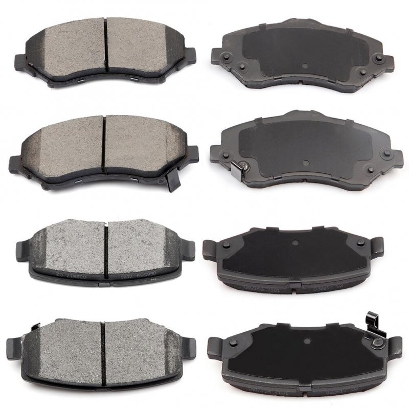 Automotive Replacement Brake Pads Front Rear Fit For Dodge Nitro 2007-2011 For Jeep Liberty 2008-2012 Wrangler 2007-2017 Jk