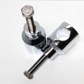 Smt-chrome Shorty Round 1 Handlebar Riser For Most Motorcycle B00rura19q 