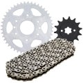 Niche Drive Sprocket Chain Combo For Ktm Duke 125 Rc Front 14 Rear 45 Tooth 520nz Standard 118 Links