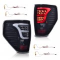 G-plus Tail Light Assembly W Wiring Harness Rear Brake Parking Lamps Compatible With Ford F150 2009-2014 Bl3z13405b Bl3z13405aa