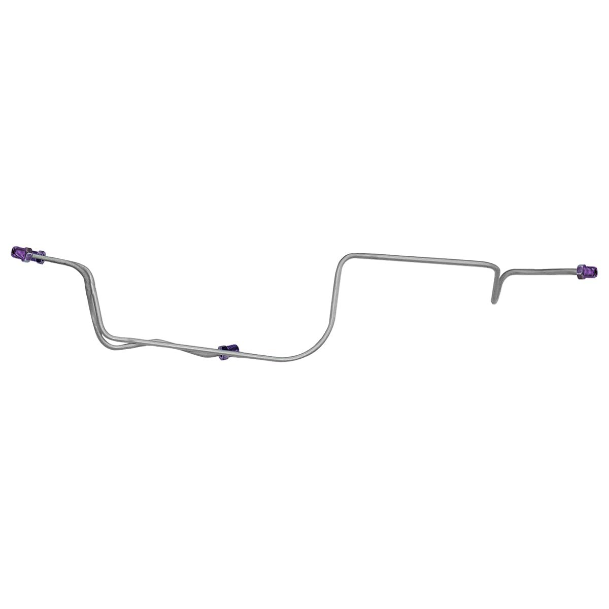 1978 88 Gm G Body Power Disc Rear Conversion Axle Brake Lines 3 16 In 1 4 2pc Steel Cmb78rc1