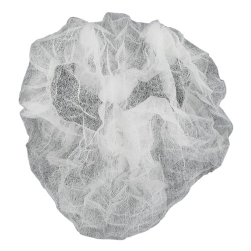 Keystone Adjustable Cap Company 21 Size Keystone 110NWI-10-21-WBG White Lightweight Polypropylene Bouffant Cap 21 Size Case of 1000 Case of 1000