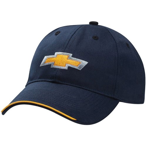 Chevy Bowtie Navy Blue Cotton Twill Hat