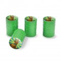 Scooby Doo Character Tire Rim Wheel Aluminum Valve Stem Caps Green 4 Pieces Fits Schrader Valves For Cars Trucks And Vans