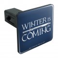 Game Of Thrones Winter Is Coming Tow Trailer Hitch Cover Plug Insert For 1 25 Receivers Black Abs Plastic With Uv Resistant