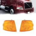 Torque Pair Turn Signal Light Set Replacement For 1999-2011 Volvo Vnm And 1996-2003 Vn Vnl Semi Trucks Not Included Bulbs Dot