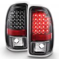 Acanii For Black 1997-2004 Dodge Dakota Led Tail Lights Brake Lamps Replacement Left Right