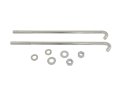1953 1961 Corvette Battery Hold Down Bolt Kit J Bolts With Nuts And Washers Model 171303