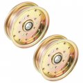2x Short Idler Pulley For Husqvarna Z4824 Lawn Tractor 5 72 In Diameter Poulan And Dixon Mowers 539103257 510057101