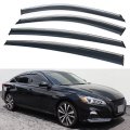 Premium Chrome Trim Clip-on Window Visor Rain Guard Deflector For 2019-2023 Nissan Altima