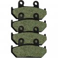 Front Brake Pads For Honda Gl1500 Goldwing 1988 To 2000 Carbon Organic Aramid Fiber Kevlar Position 2 Sets Of 4 Pieces