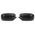 Pair Car Exterior Rear View Mirror Covers Cap Overlay For Dodge Charger 2011-2021 Carbon Fiber Pattern