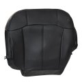 Driver Side Bottom Black Leather Seat Cover For Chevy Silverado And Gmc Sierra 1999 2000 2001 2002 Fits Heated Power Seats