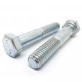 100 Pieces 1 4-20x1-3 4 Grade 5 Hex Head Cap Screws Bolts Unc Coarse Partial Threads Zinc Clear