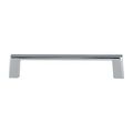 10 Pack Rok Hardware 6 152mm Hole Sleek Square Style Chrome Kitchen Vanity Dresser Cabinet Pull Handle 6-3 8 161mm Overall