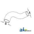 Upper Radiator Hose For Case Ih Tractor 454 And 464 Gas Part Number A-402190r1 1 5 In 2 Inside Diameter