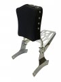 Studded Sissy Bar Backrest And Luggage Rack For 98 Honda Shadow Ace Vt750 13 In Tall With Mounting Hardware