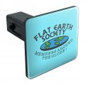 Flat Earth Society Members Around The Globe Funny Tow Trailer Hitch Cover For 1 25 In Receivers Black Abs Plastic With Uv