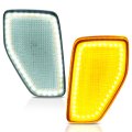 Led Side Marker Light For 2005-2010 Hummer H3 H3t Replacement Hu2551100 Hu2550100 15873639 15873638 Front Fender Amber White