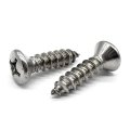 100 Pieces 12x1-1 4 18-8 Stainless Steel Phillips Oval Head Type A Self Tapping Screws