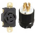 Nema L21-30 Plug And Receptacle Set Rated For 30a 120 208v 5-wire 4 Pole Cul Listed