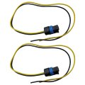 2x Wire Connector Pigtail Plug Temperature Sensor Headlight Harness For 1984 To 2004 Chrysler Pt2386 88862305 12046623