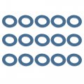 X Autohaux 15pcs 90430-12031 Engine Oil Drain Screw Gasket M12 Crush Washer For Toyota Tundra 2000-2022 Yaris 2004-2022