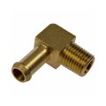Fuel Hose Fitting Brass Barb And Thread 90 Degree Rigid Male Elbow 1 4 In Mnpt For 3 8 To Size Alx-pau-rb-785-430-cl360a50