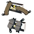 Caltric Front Rear Brake Pads For Honda Nc700xa Nc700xal Nc700xd Nc700xdl 2012-2016