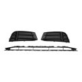 Front Lower Hood Bumper Grille For Audi A3 A3pa 2017 To 2020 8vd807681 Kidney Grill Sedan Without Hole Black With Fog Light