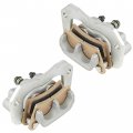 Caltric Rear Left And Right Brake Caliper With Pads For Polaris