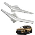 Front Upper Grille Molding Trim Chrome Replacement For 2019 2020 2021 Blazer 2 Piece Left And Right Set Plastic Grill