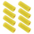 Paint Roller Cover 4 Inch Small Texture Sponge Brush For Household Wall Painting Treatment 8pcs