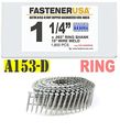 1 4 X 093 Ring 53-d Hot Dip Coil Nails5 Degree Wire 1 8m Sidepak
